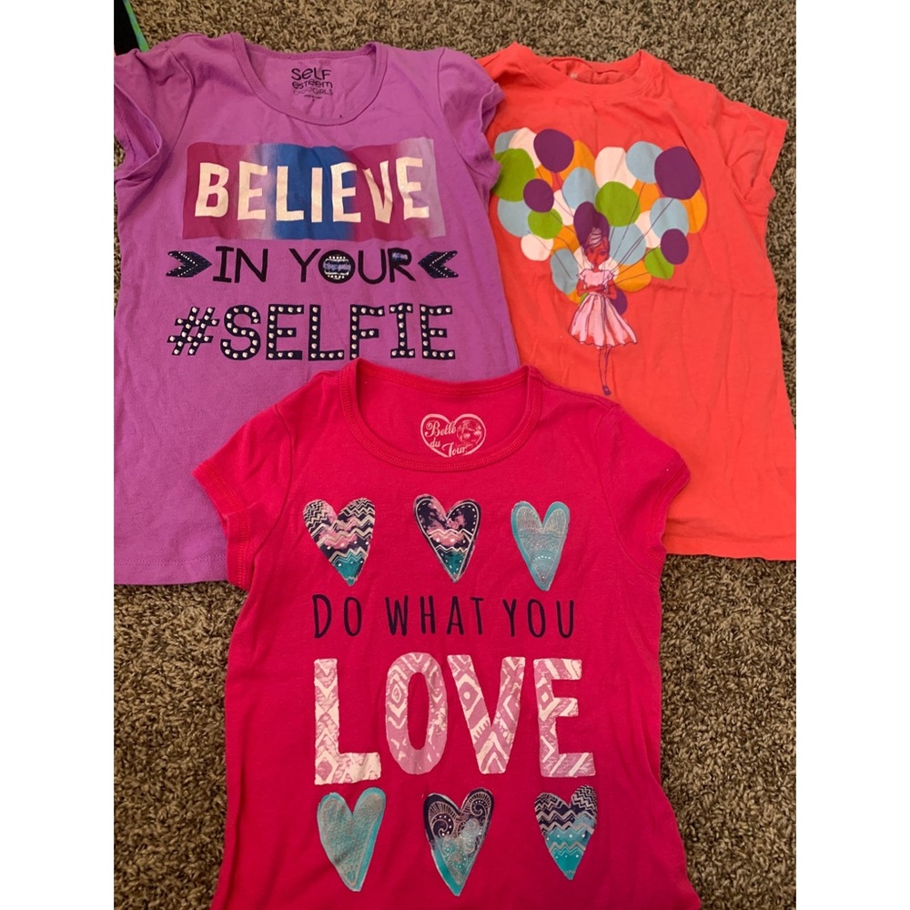 Lot of 3 girls t-shirts size M-L